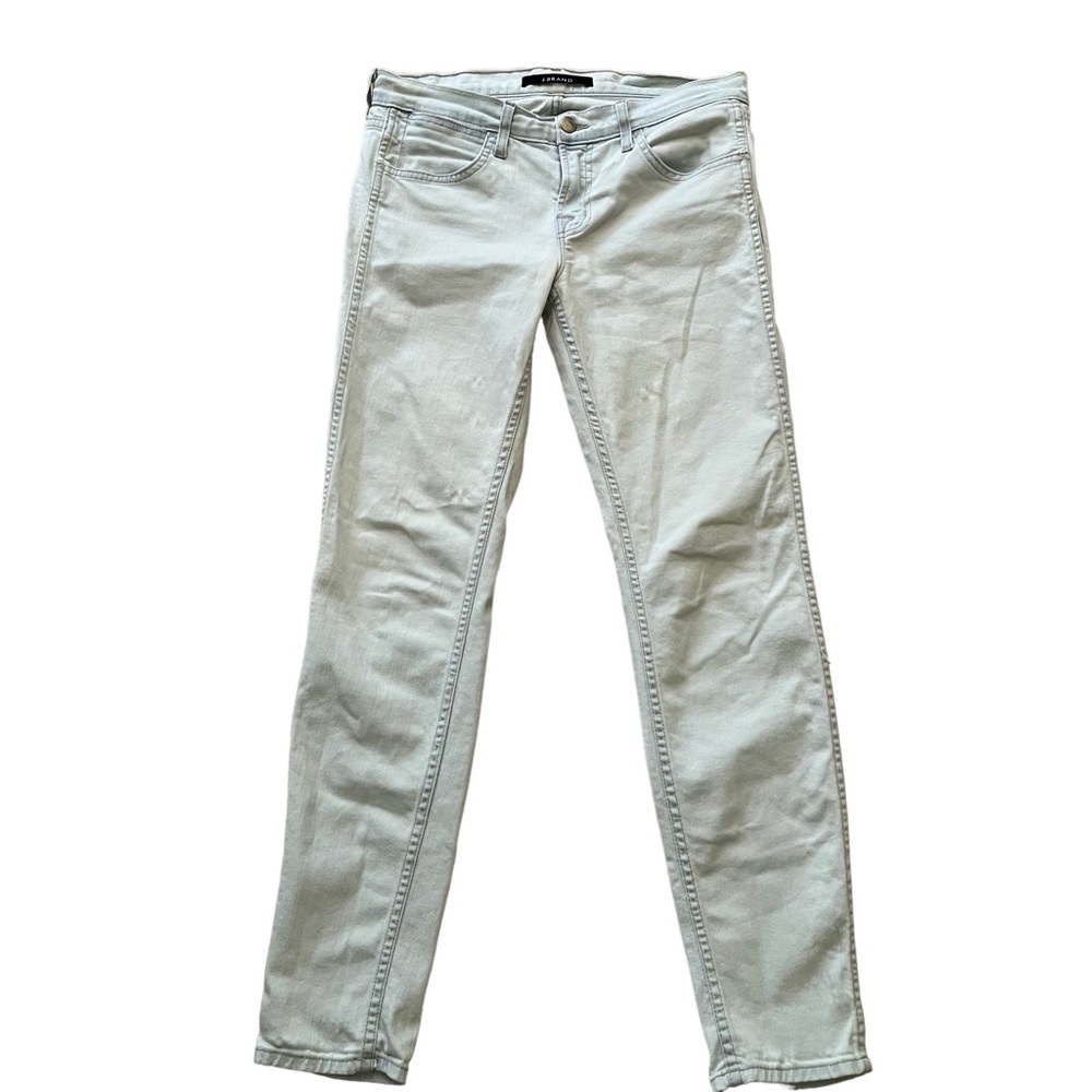 J. Brand Faded Denim Stretch Cotton Skinny Jeans 28